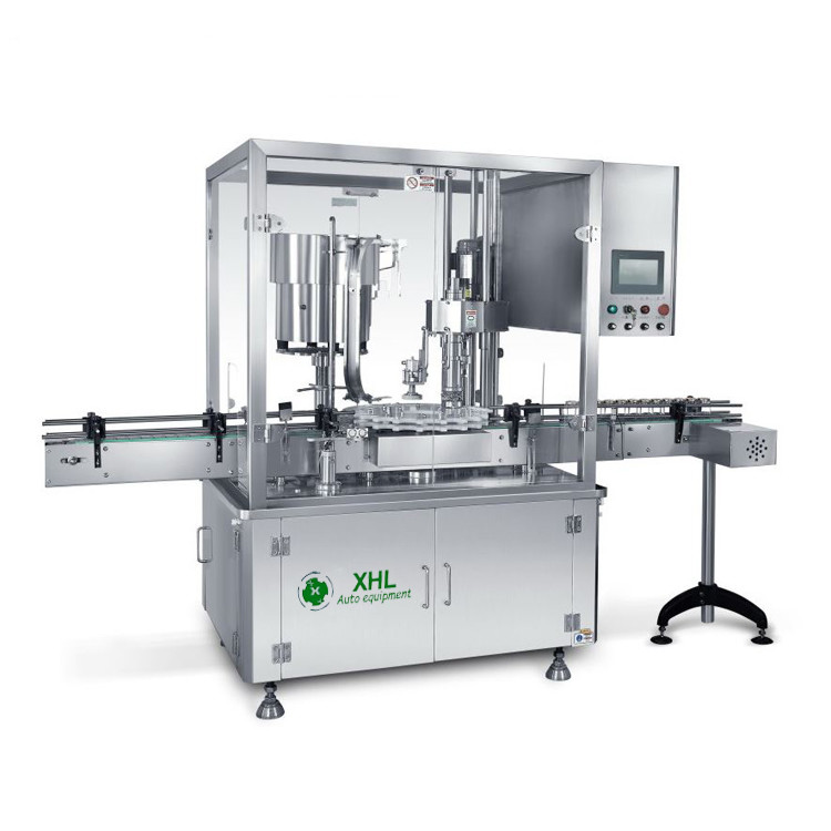 Single Head 20ml 3000BPH Liquid Filling And Sealing Machine