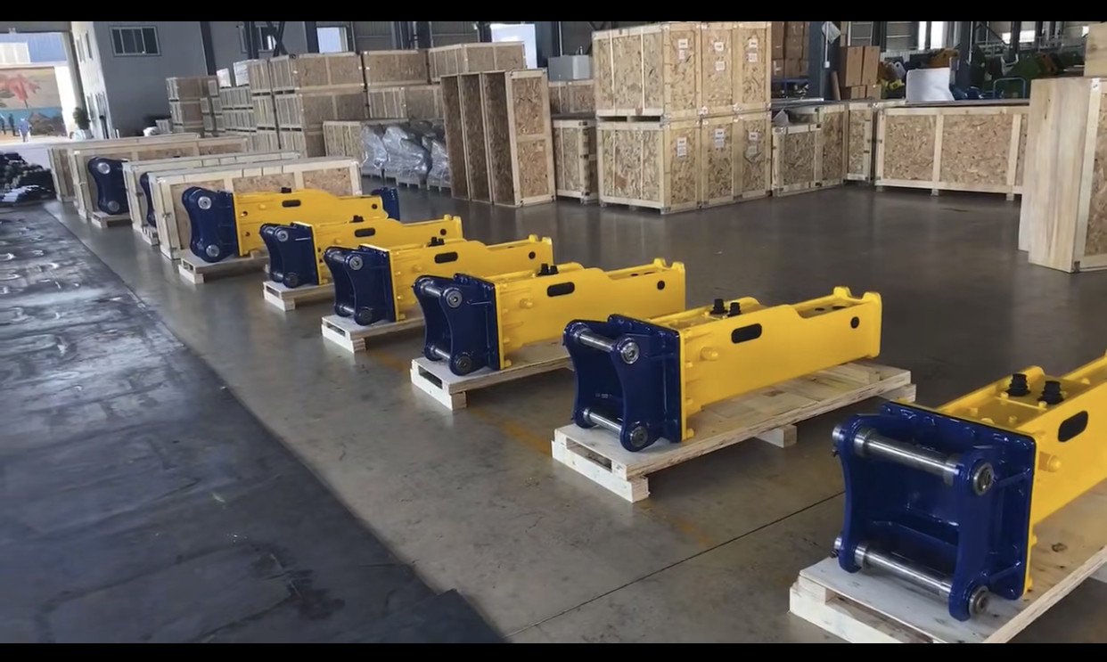 Box Type 1 ton Excavator Rock Breaker For Cat Hitachi Komatsu Hammer