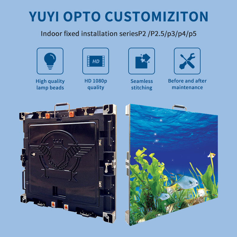 P2.5 Indoor Full Color LED Panel , HD Video Wall Display With 1/32 Scan Mode