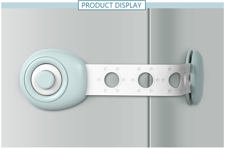 Round Ring Baby Safety Cabinet Lock Adjustable Length For Furniture