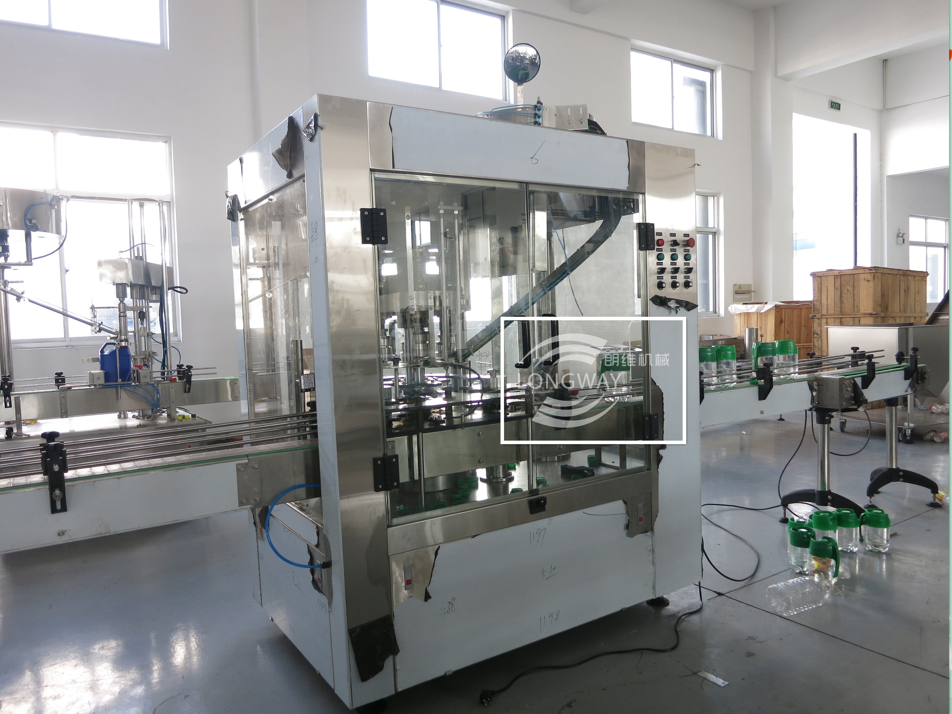 100% Factory Sale Glass bottle vinegar filling Capping Labeling machinery