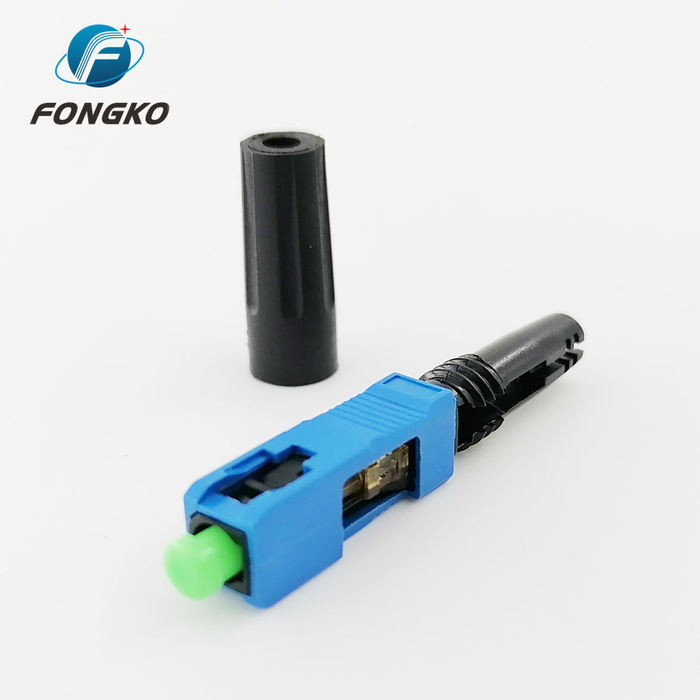 UPC Optical Fast Connector SC Fiber Termination FKSU027 for FTTH Drop Cable