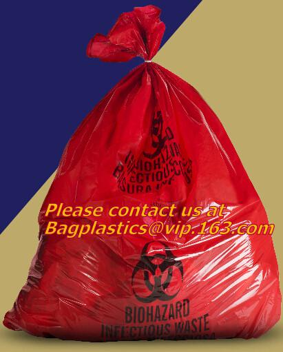 Biohazard Plastic Bags, Biohazard Bags, Red Biohazard Waste Bags, Medical waste