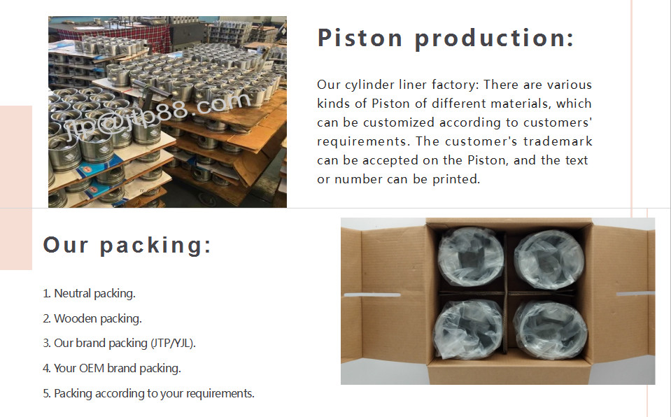 Aluminium Casting Bitzer Compressor Piston 1KZ Diesel Motor Part Piston