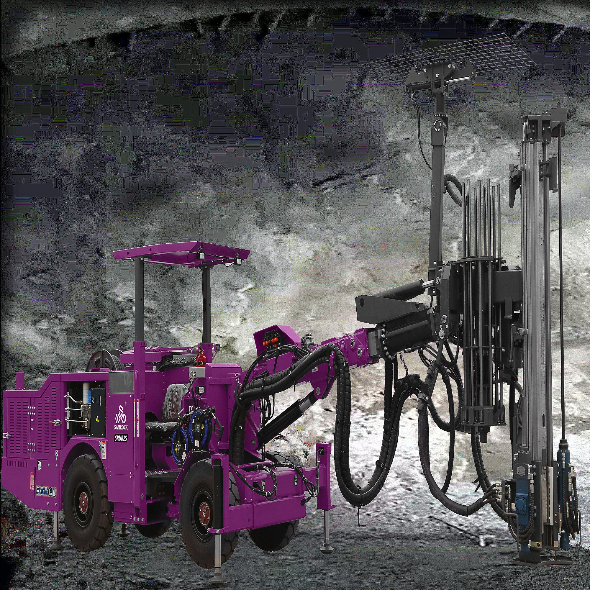 Hydraulic Drilling Rig Tunneling Rock Bolting Drilling Rig Jumbo Mining Drilling Equipment