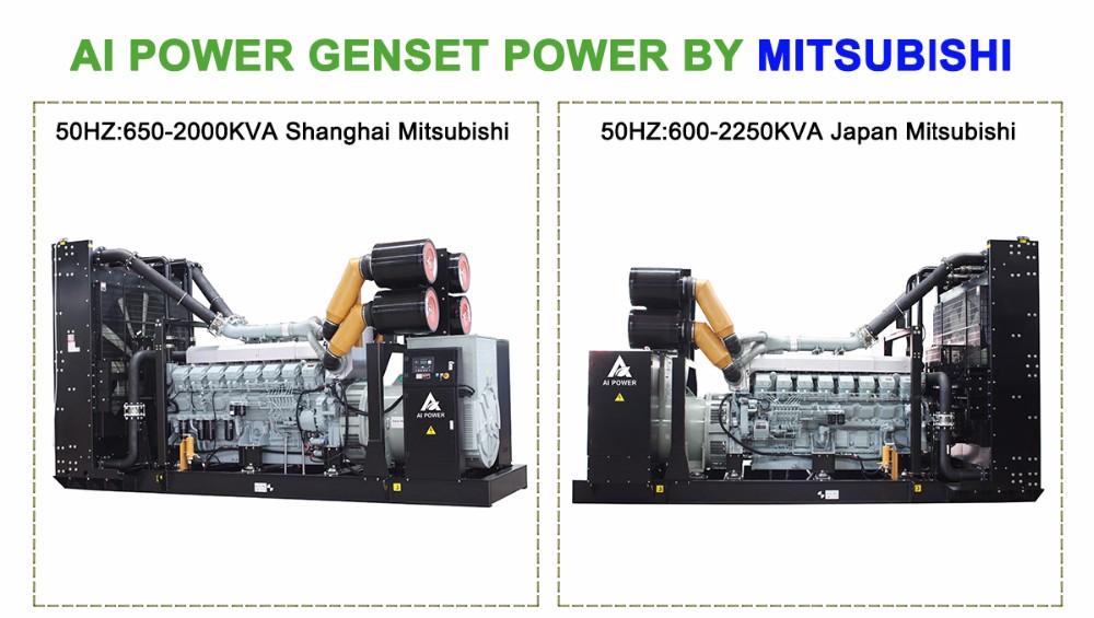 900 Kva 650KVA Prime Standby Continuous Generator 3 Phase Soundproof Diesel Generator S12A2-PTA2