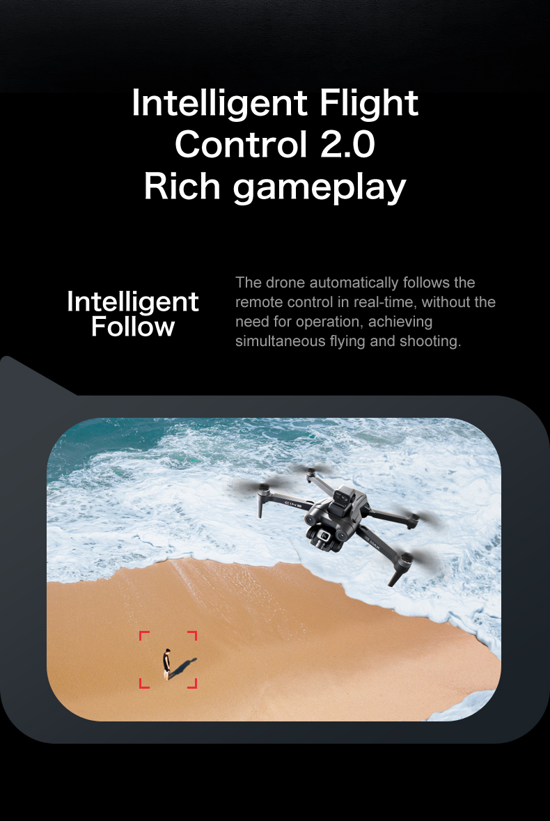 Remote Control I8 Max Drone 25 Minutes Flight Time 1.5km Range Dual Camera GPS and Smart Return for Beginner Drones