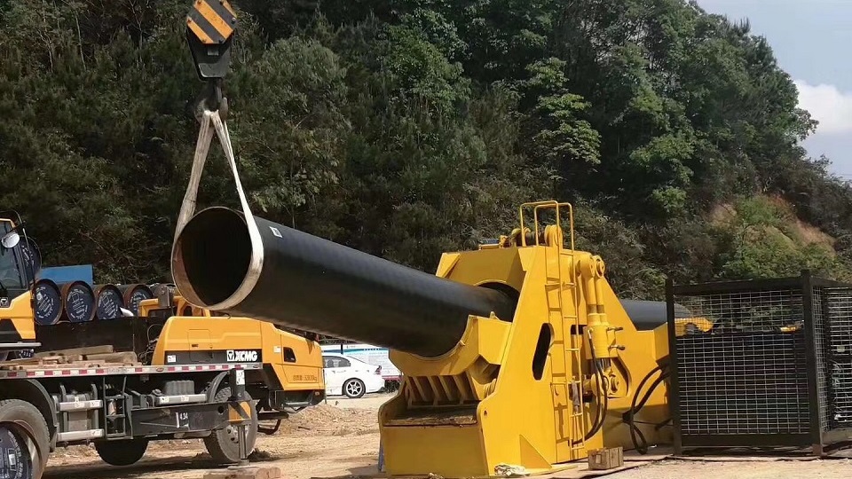 Construction Energy Saving WINCOO Tube Bending Machine with Pipe Hosting Frame