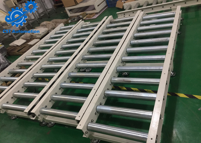 SS304 Roller Automated Conveyor Systems , Industry Production Conveyor Systems