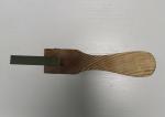Pine wood Handle Screen Printing Squeegee with 70 Durometer Clear Blade