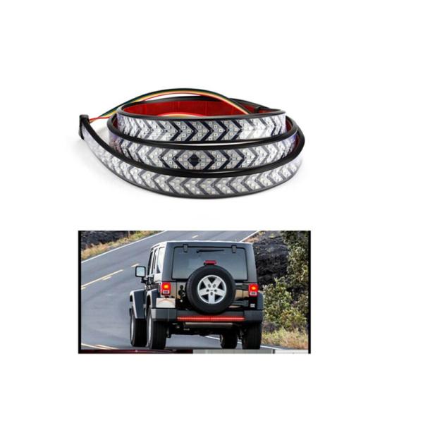 China Red LED Flowing Yellow Turn Signal Lamp 100cm 150cm LED Brake Light Strip With Reverse on sale China Red LED Flowing Yellow Turn Signal Lamp 100cm 150cm LED Brake Light Strip With Reverse on sale