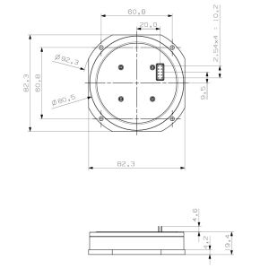 2025 New Temperature Compensated Fiber Optic Gyroscope Sensor for Oil Exploratio