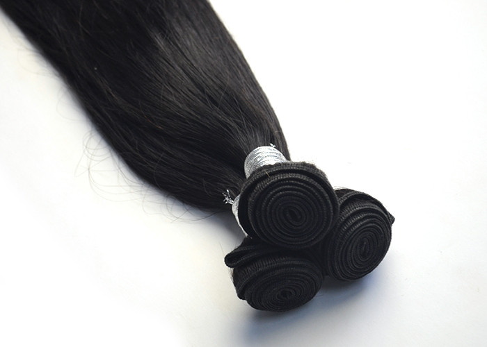 Unprocessed Virgin Peruvian Hair Extensions Silk Straight Style CE SGS