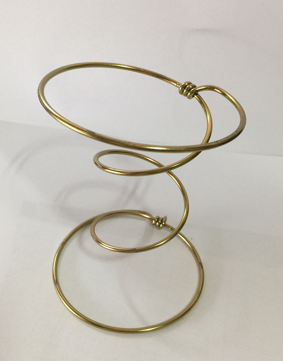 Bonnell Coil Gold Plated Springs For Sofa Seat Unit And Mattress Core Making
