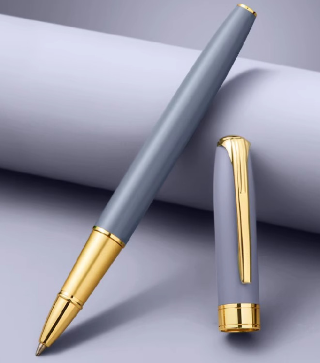 Metal Neutral pen ballpoint pen, high-end business signature pen with custom logo office pen with gift box student pen