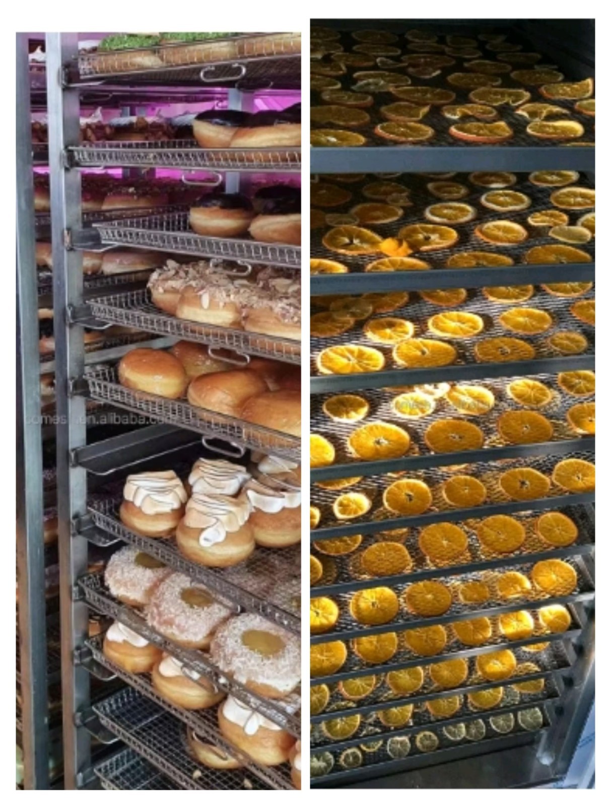 Customizable Number Of Layers Metal Tray Trolley For Bakery Fast Food Blast Freezer