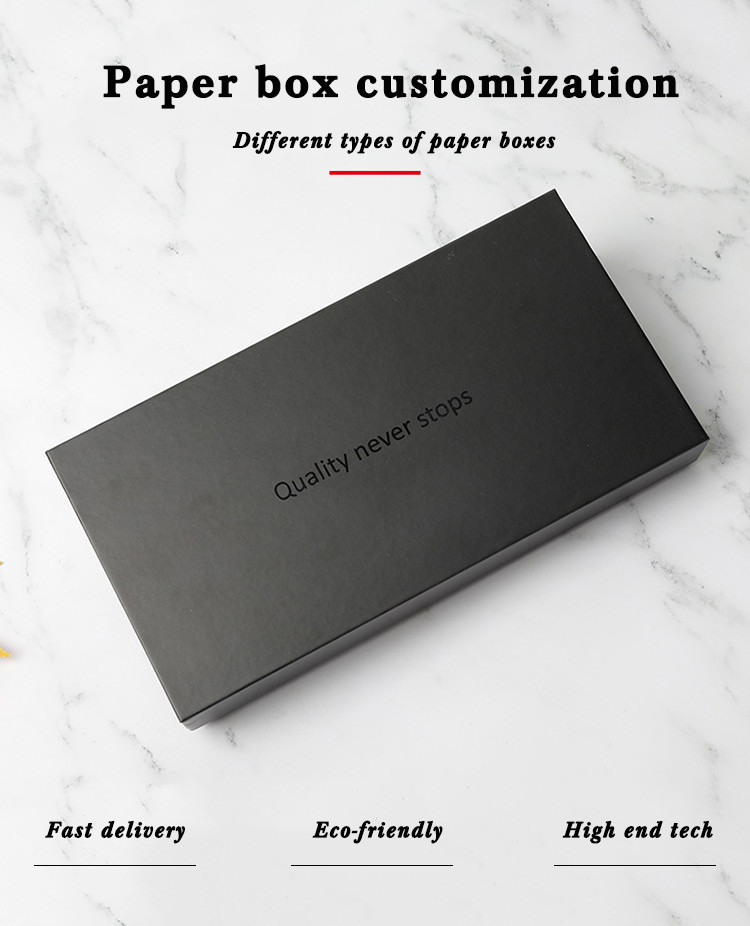 Eco-Friendly Luxury Paper Lid And Base Boxes Cardboard Phone Case Box Packaging