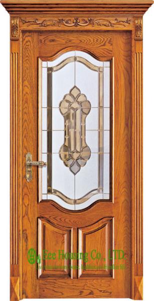 Lacquer Finish 40mm Solid Timber Entry Door For Apartment, Outward Opening