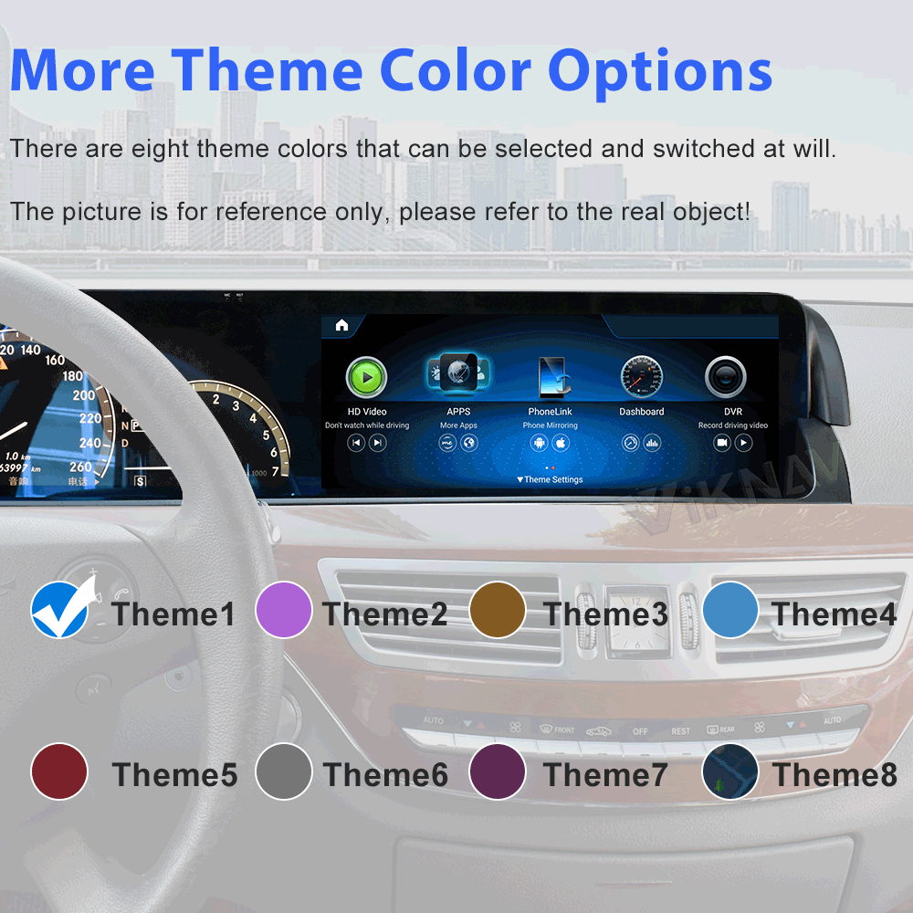 Multimedia Player Wireless Carplay Android Car Head Unit For Mercedes Benz S Class
