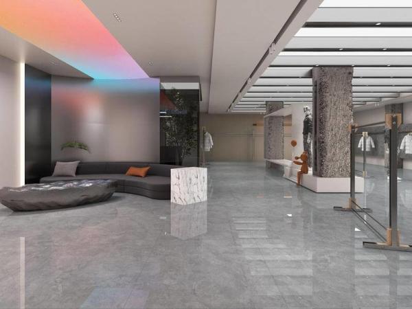 Gray Scratch-Resistant Grade AAA 1200x1200x9mm Exterior Wall Polished Glazed