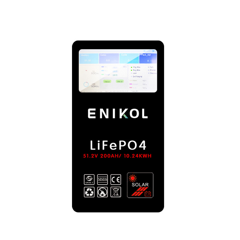 51.2V 200Ah Lithium Iron Phosphate Battery , Home Energy Storage Battery Built in BMS