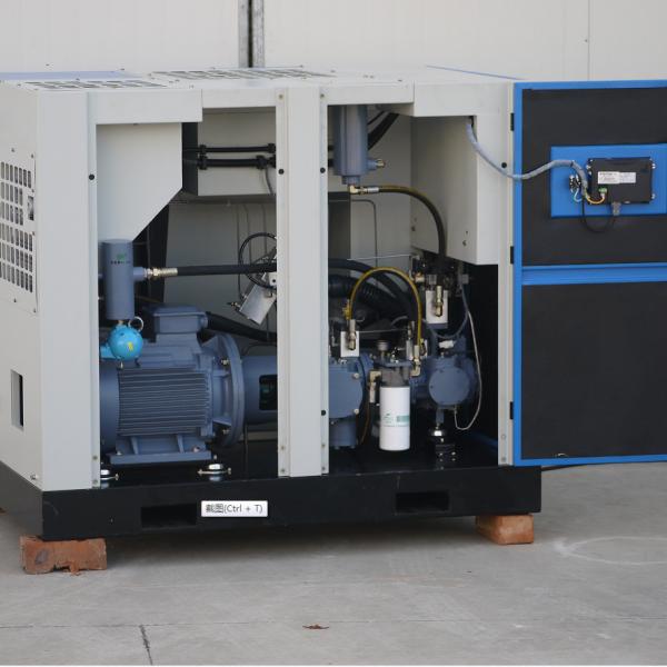 Oil Less High Pressure Screw Air Compressor 40 Bar Micro Oil Pharmaceuticals