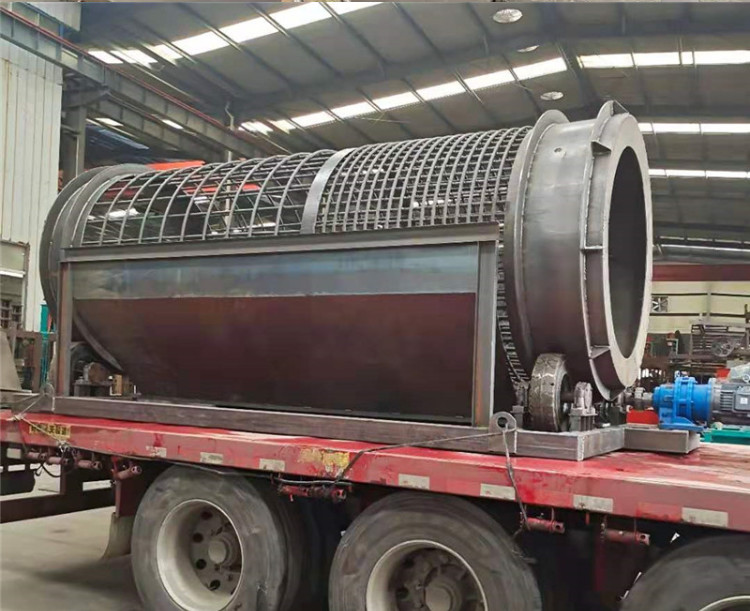 Rotary Cylinder Sand And Soil Stone Trommel Drum Screen Machine
