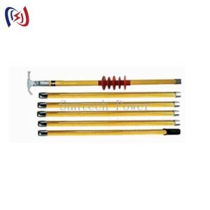 China High Voltage Insulated Switch Rod with 10-500kv Rated Voltage 3-8M Total Length and 3-4 Node Number for Safe Electrical Switching on sale