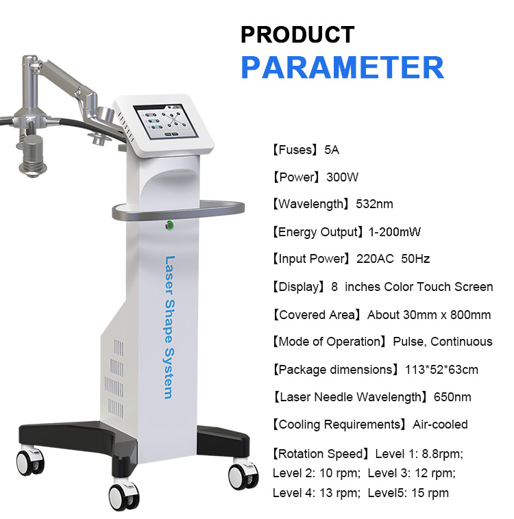 6D Lipo Laser Body Contouring Slimming Machine Aiming Light 532nm 635nm Green Red Light Fat Burning