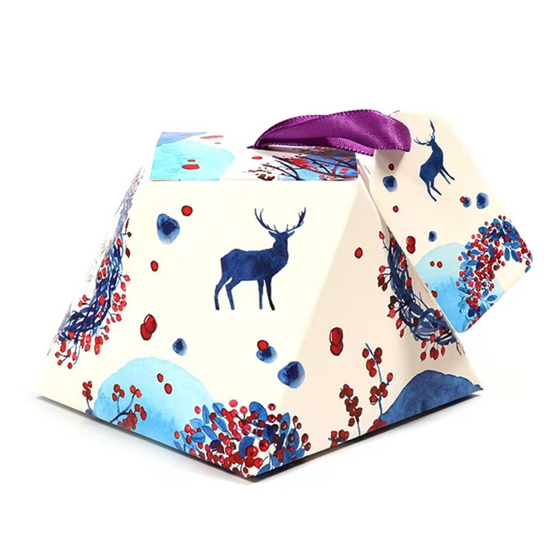 Multiple Colors Fancy Packaging Box Candy Cake Kraft Paper Gift Box