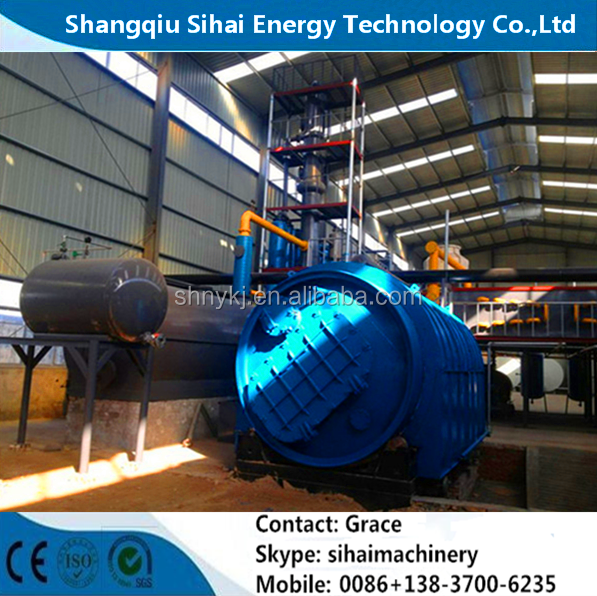 Design 380V Shangqiu Tire Recycling Line With Direct Heating For Pyrolysis Oil