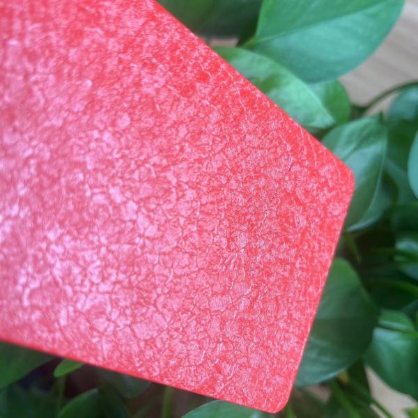 State Powder Coating Ral3020 Red Lizard Skin Alligator Finish UV Electrostatic