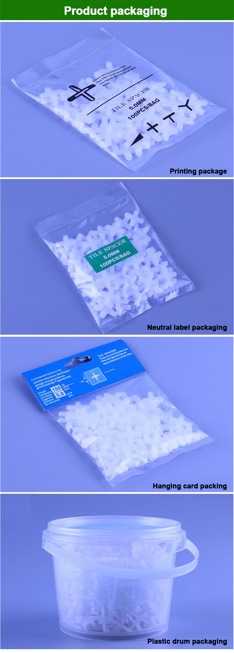 T-Type Spacers Tiling Tool Ceramic PE Tile Leveling Spacer Plastic Tiles Cross Spacer