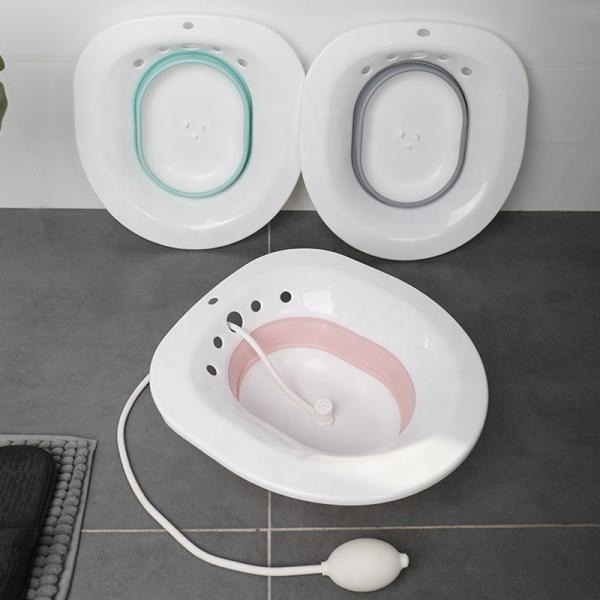 Sitz Bath For Toilet Seat Foldable Design Perfect For Postpartum Care Yoni Steam