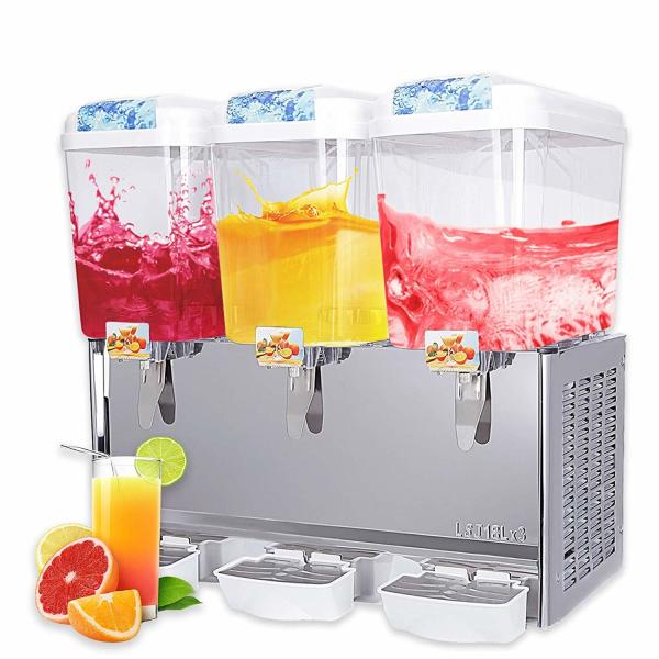 18L Commercial Fruit Juice Dispenser , Spray Cool And Hot Drink Machine for