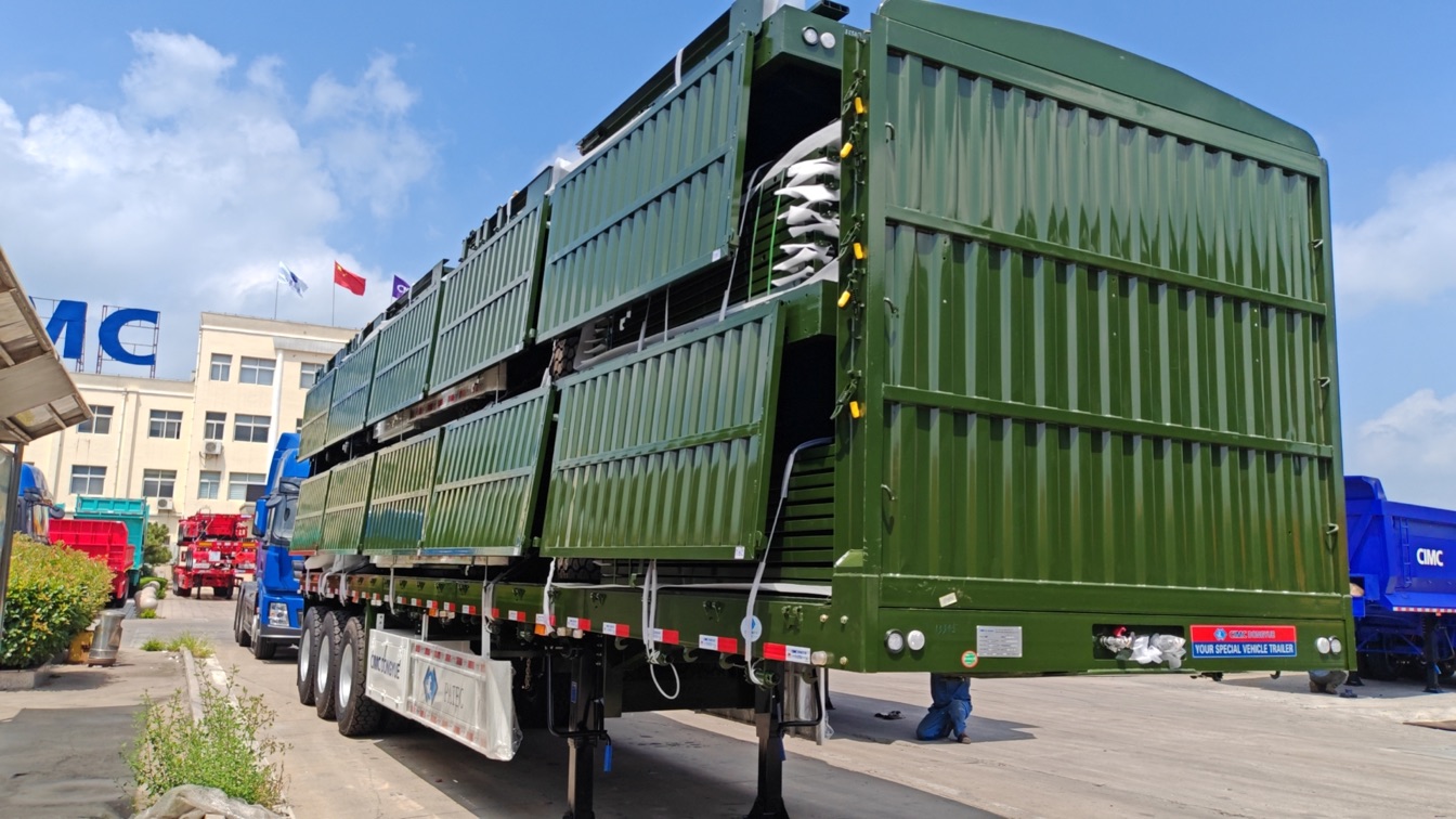 CIMC Factory Direct Fence Truck 3 Axle 40 Feet Sidewall Multi-Purpose Semi-Trailer Fence-Type Cargo Bulk Trailer