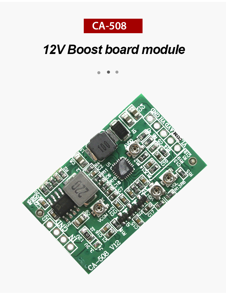 CA-508 12v Boost board module LCD LED TCON board VGL VGH VCOM.AVDD 4 adjustable