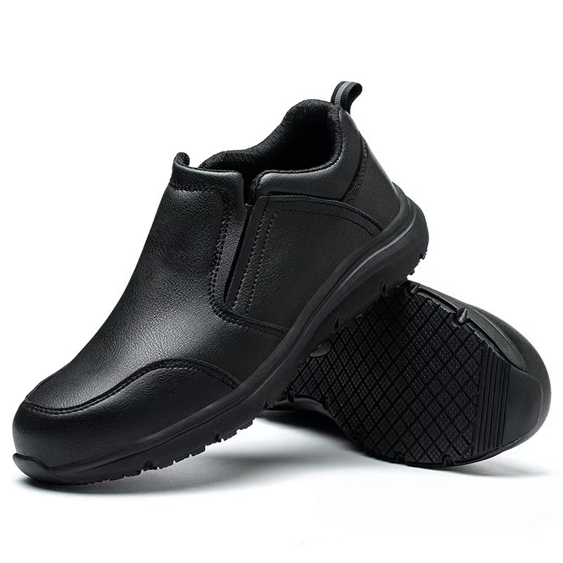 Unisex Kitchen Safety Shoes Anti Smash Slip On Work Shoes Durable SRC