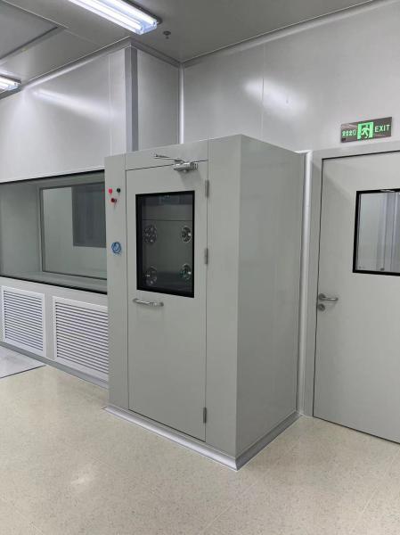 Electronic Interlock Air Shower Chamber In Pharmaceutical Industry Hospital