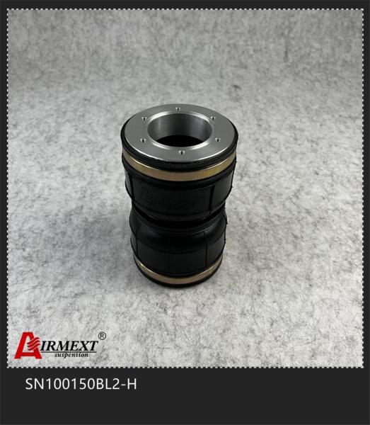 SN100150BL2-H Black Air Suspension Spring Double Convoluted Airbag Shock