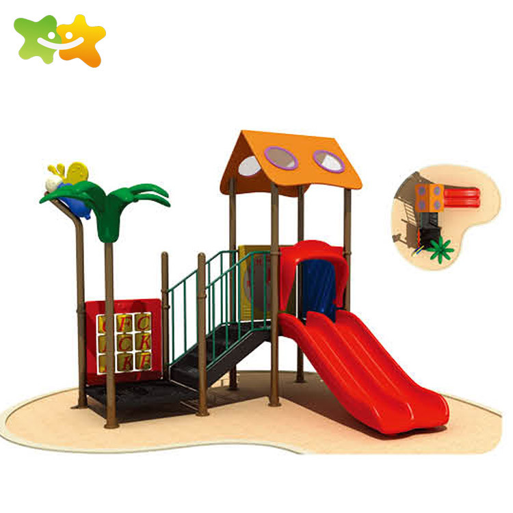 Residential Park Toddler Outdoor Playground Equipment Plastic Slide