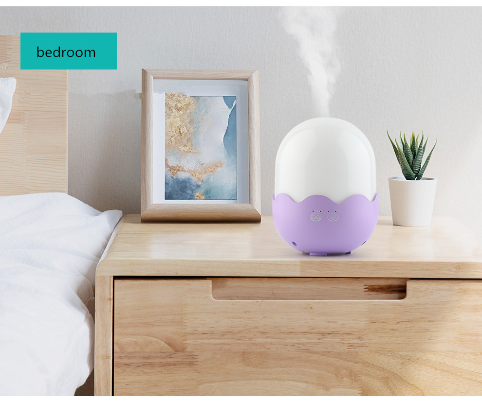 Small Size Aroma Diffuser Humidifier 300ml Tank Volume 1m USB Elecric Wire: