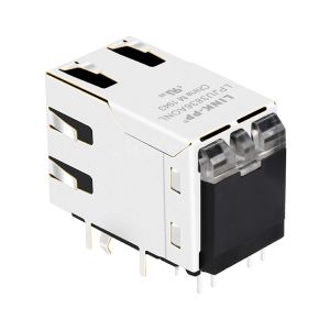 TE 1-1840012-2 Compatible LPJU3836AONL 1000 Base-T RJ45 Magjack with Single USB