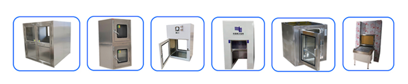 Lab Clean Room Pass Box Static Dynamic Air Shower Pass Box Internal Arc Treatment