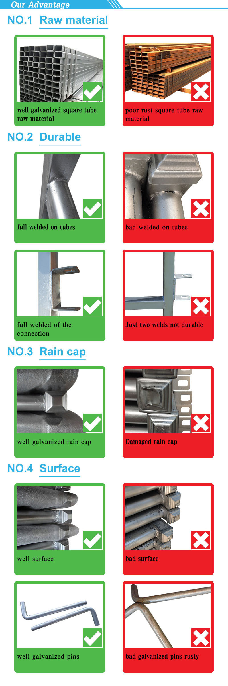 Assembled Galvanized 1.8x3.37m Heavy Duty Cattle Yard Gates