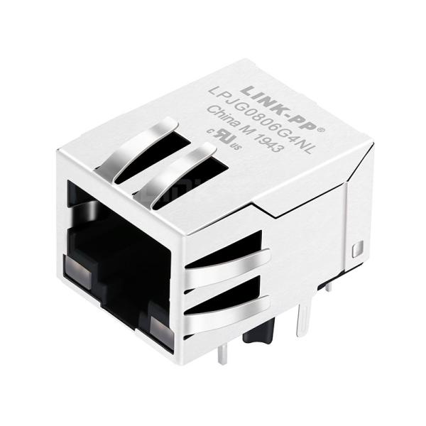 LPJG0806G4NL 10/100/1000 Base-T RJ45 Jack Female Connector Tab Down Yellow&Green