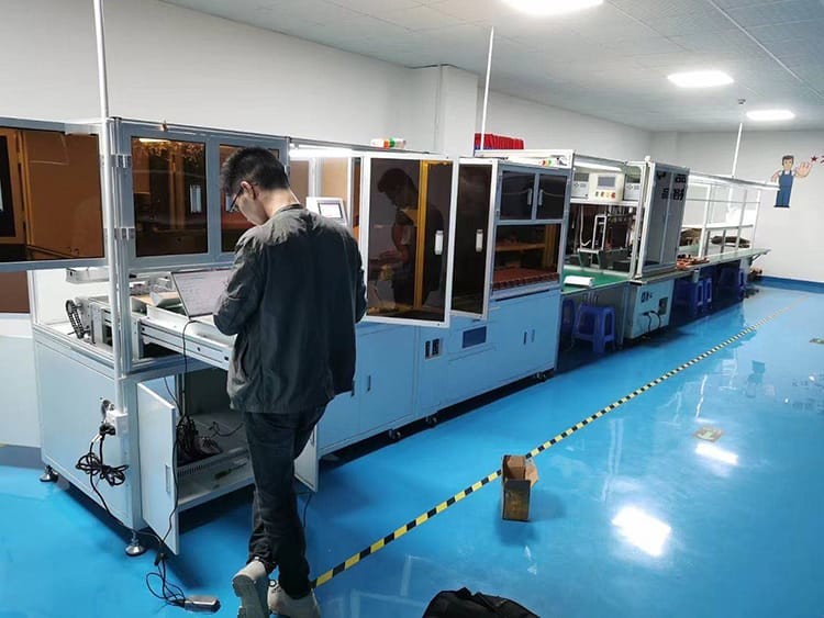 21700 32650 Lithium Battery Test Equipment PLC Control High Precision