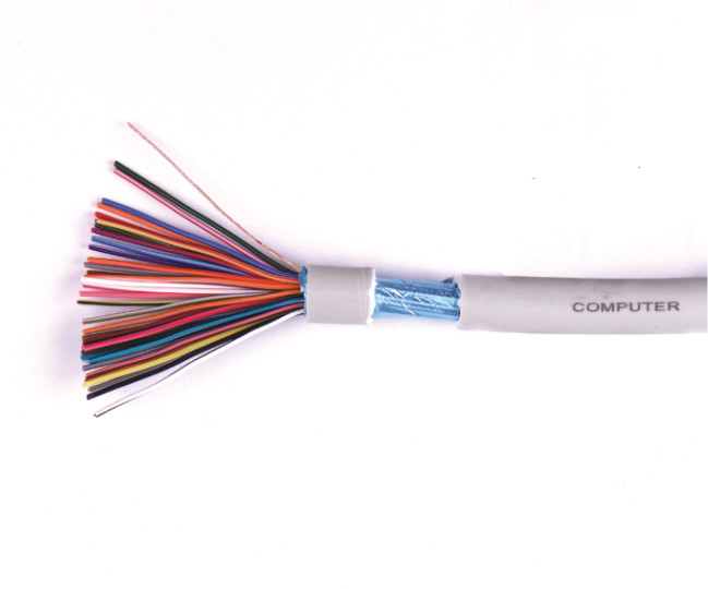 White DB37 Cable Male To Female With Pure Copper Conductor 1m 2m Length