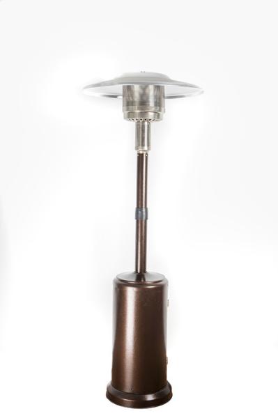 Garden Treasures Fire Sense Mocha And Stainless Steel Commercial Patio Heater