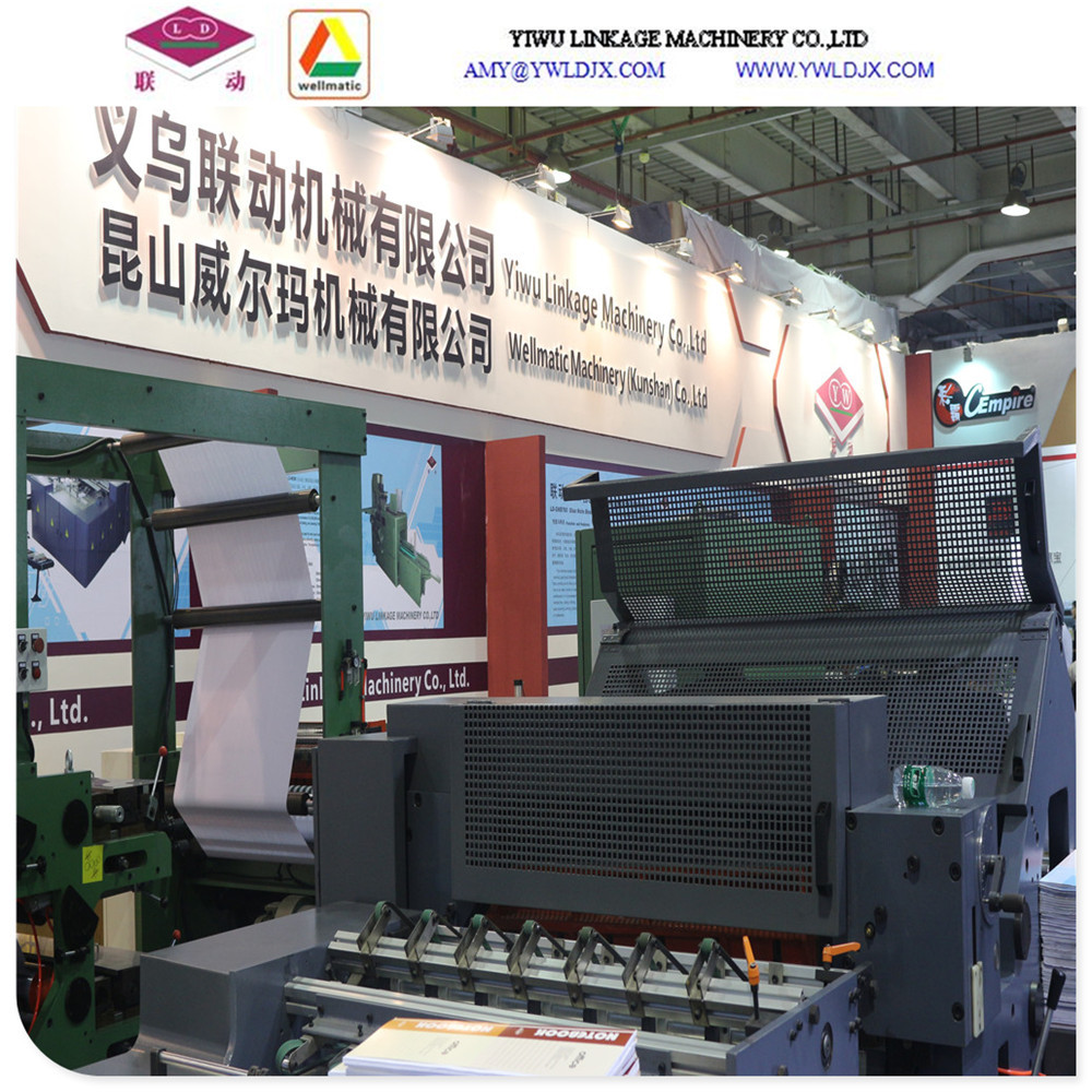 Advanced Soft Cover Exercise Book Machine for Full Line Ruling Folding Cutting Binding All in One